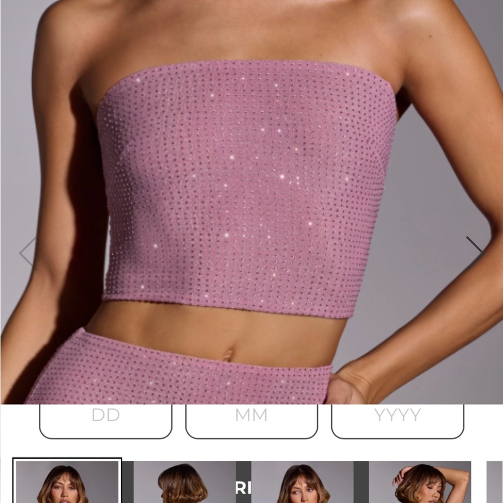 Embellish light Pink set from Oh Polly!